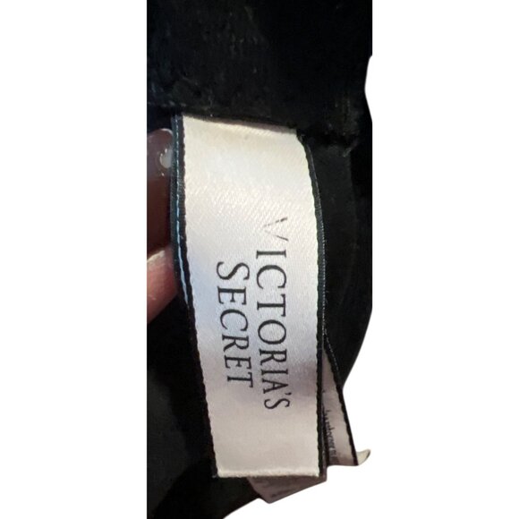Victorias Secret Black Body By Victoria Lined Perfect Coverage Bra 32D - Picture 3 of 5